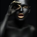 Black and gold