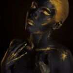 Black and gold