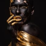 Black and gold