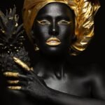 Black and gold