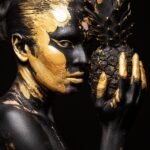 Black and gold