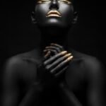Black and gold