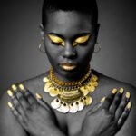 Black and gold