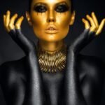 Black and gold