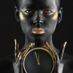 Black and gold